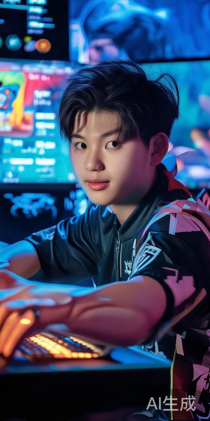 作为一名年轻的电子竞技选手，阿浪在雷火电竞平台崭露